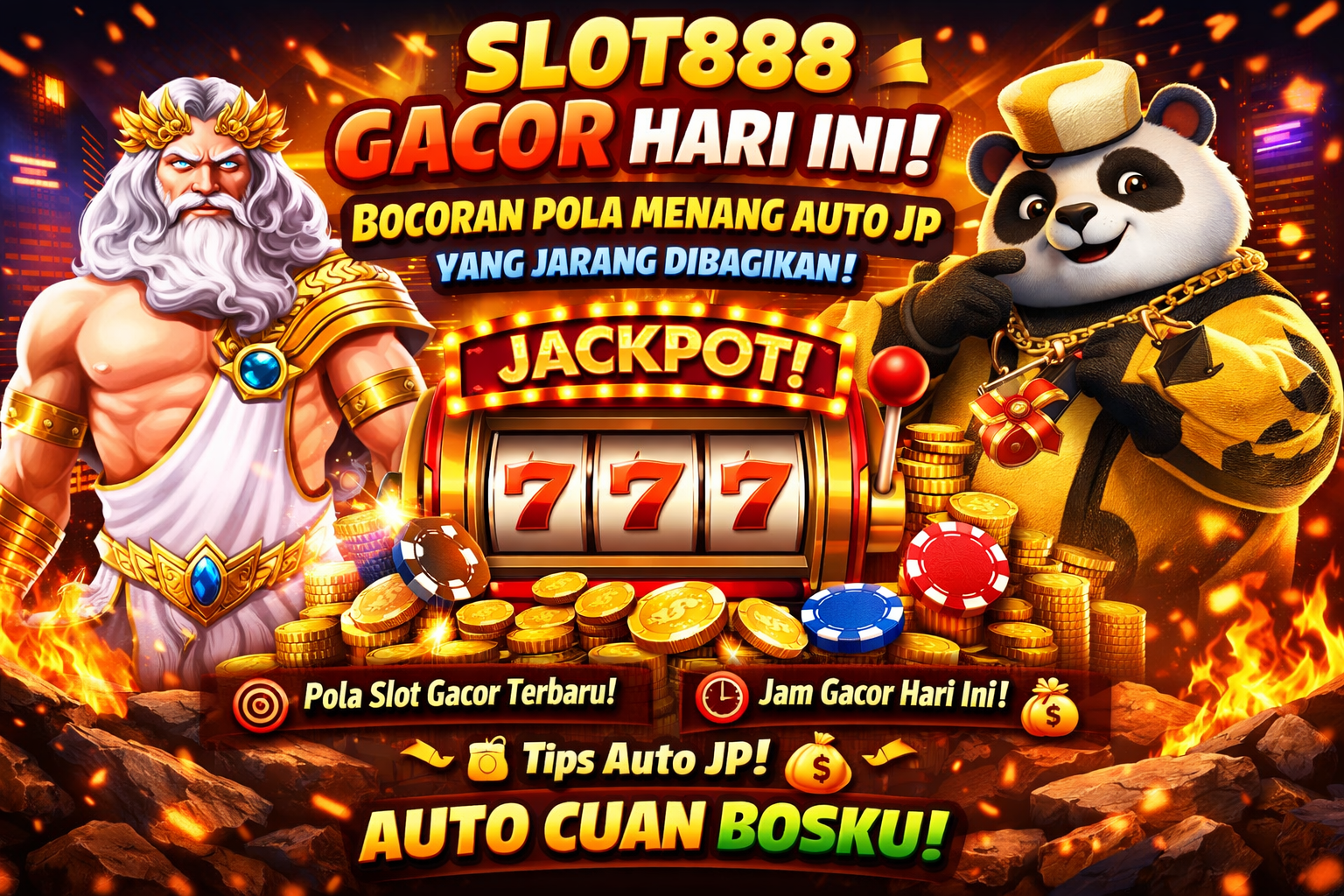 Slot888 Gacor Hari Ini: Bocoran Pola Menang Auto JP yang Jarang Dibagikan
