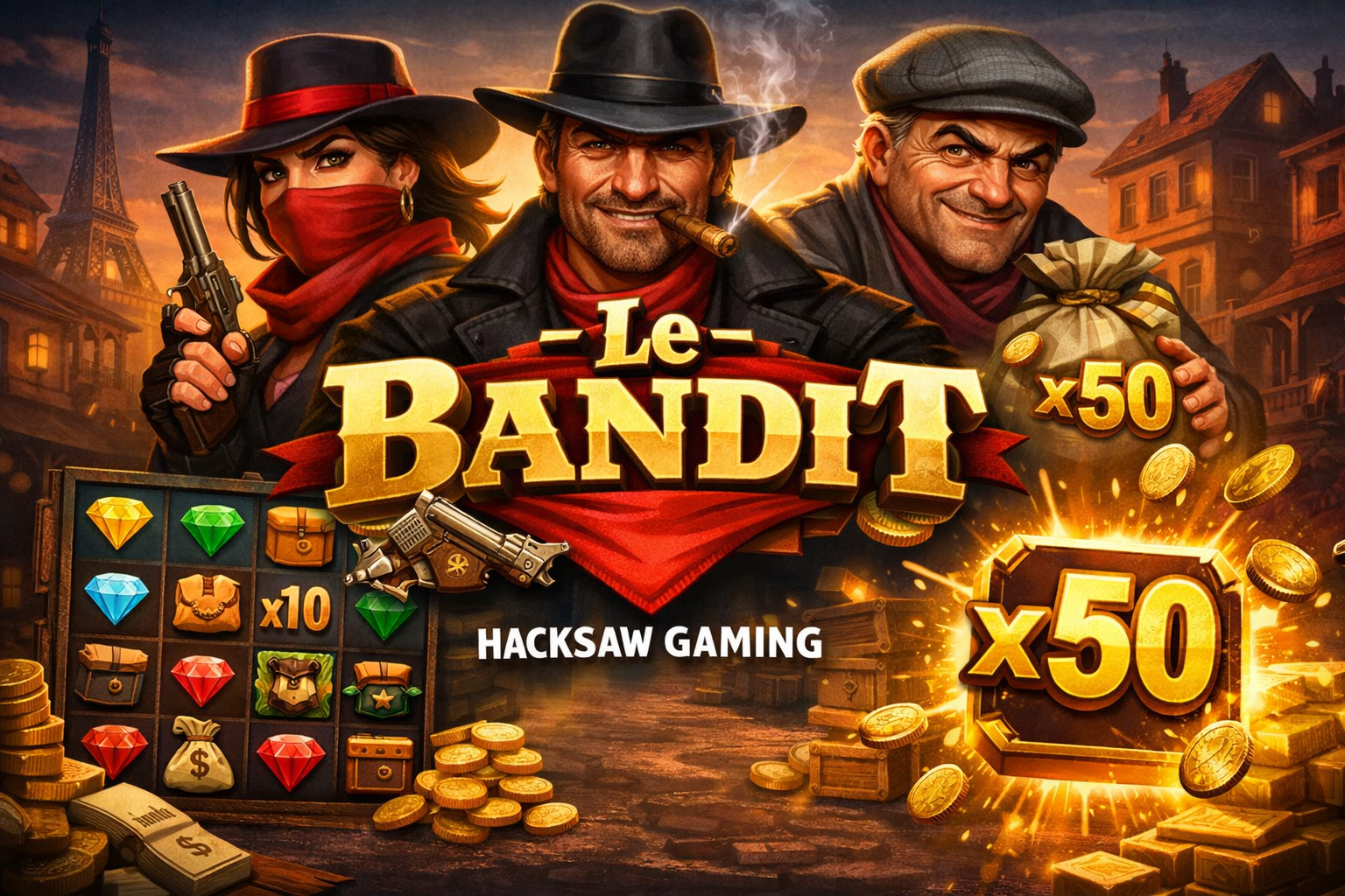 🔥 Le Bandit Slot Review: Aksi Bandit Seru dari Hacksaw Gaming yang Wajib Dicoba