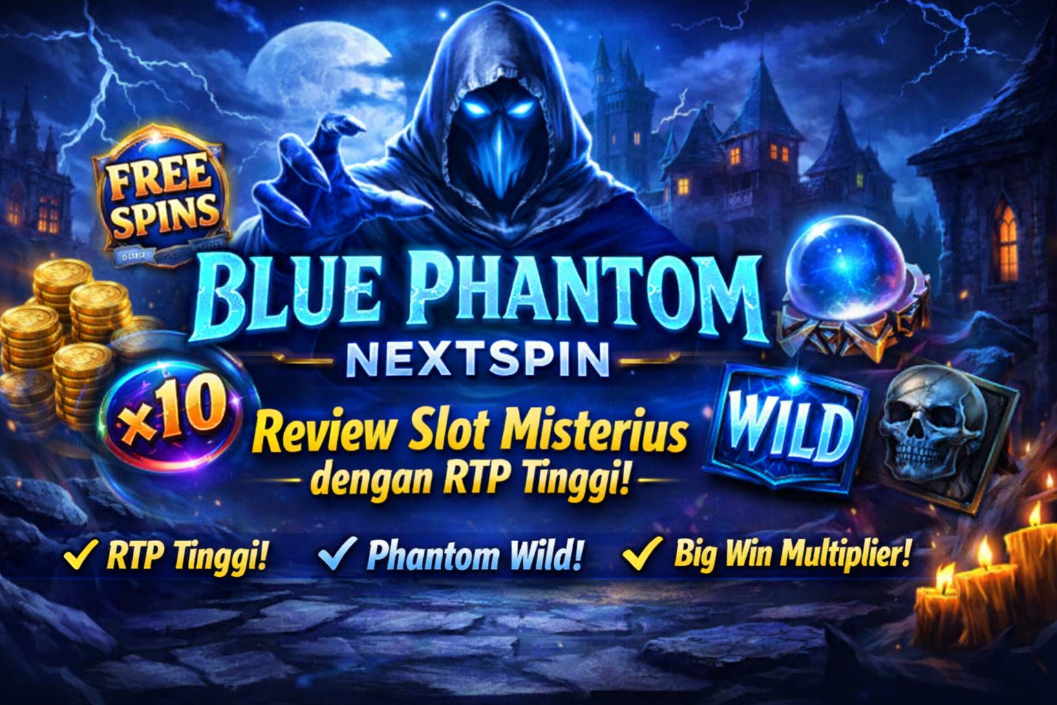 🎰 Blue Phantom NextSpin: Review Lengkap Slot Misterius dengan RTP Tinggi yang Lagi Viral!
