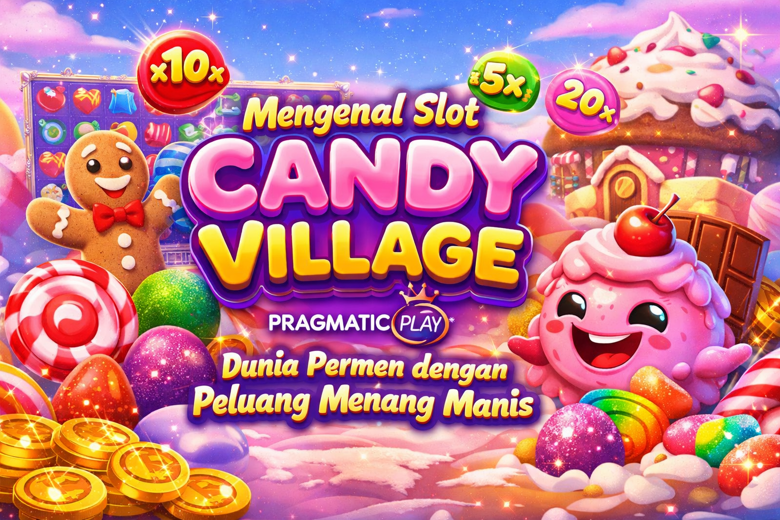 Mengenal Slot Candy Village Pragmatic Play: Dunia Permen dengan Peluang Menang Manis 🍭🎰