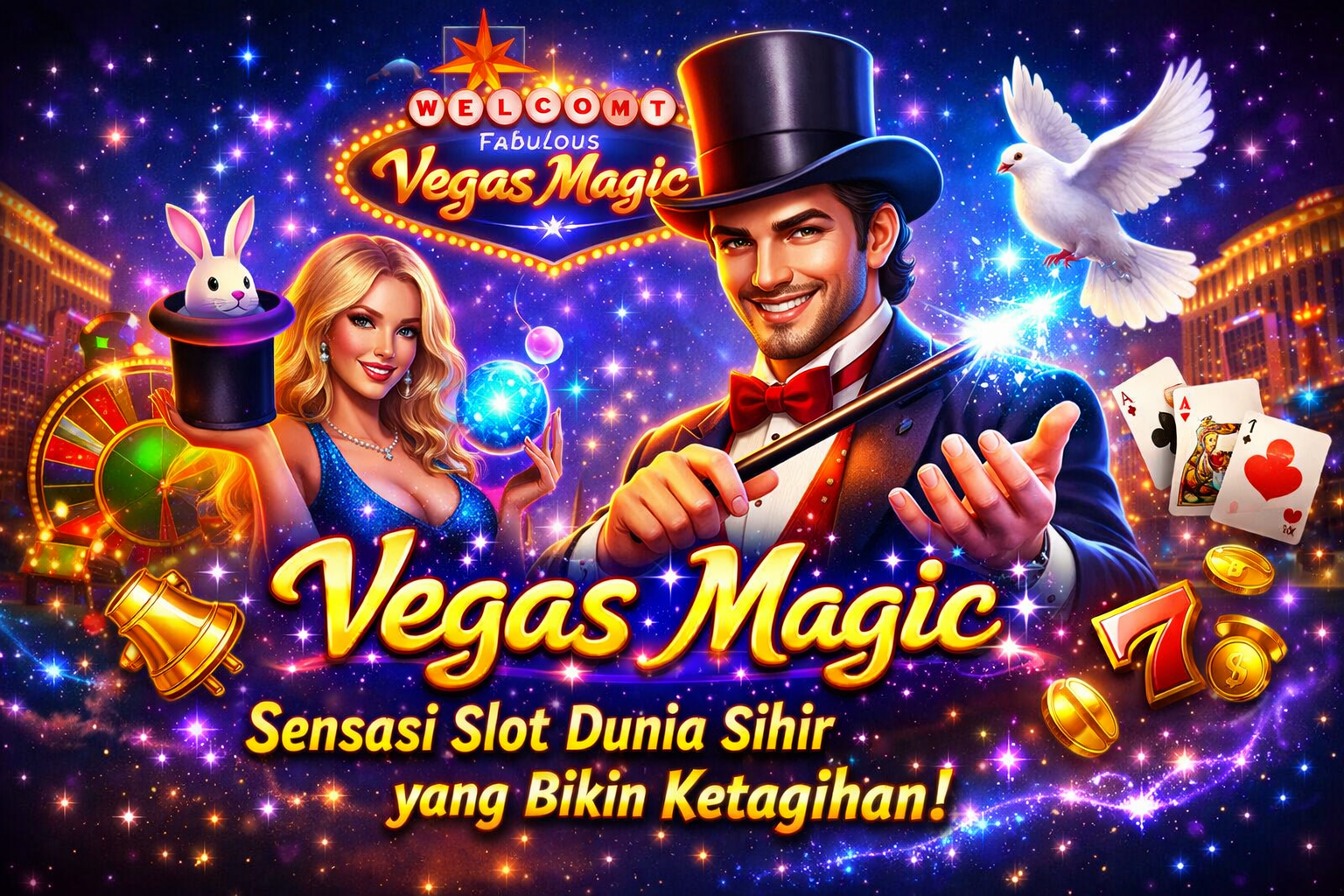 Vegas Magic dari Pragmatic Play: Sensasi Slot Bertema Dunia Sihir yang Bikin Ketagihan