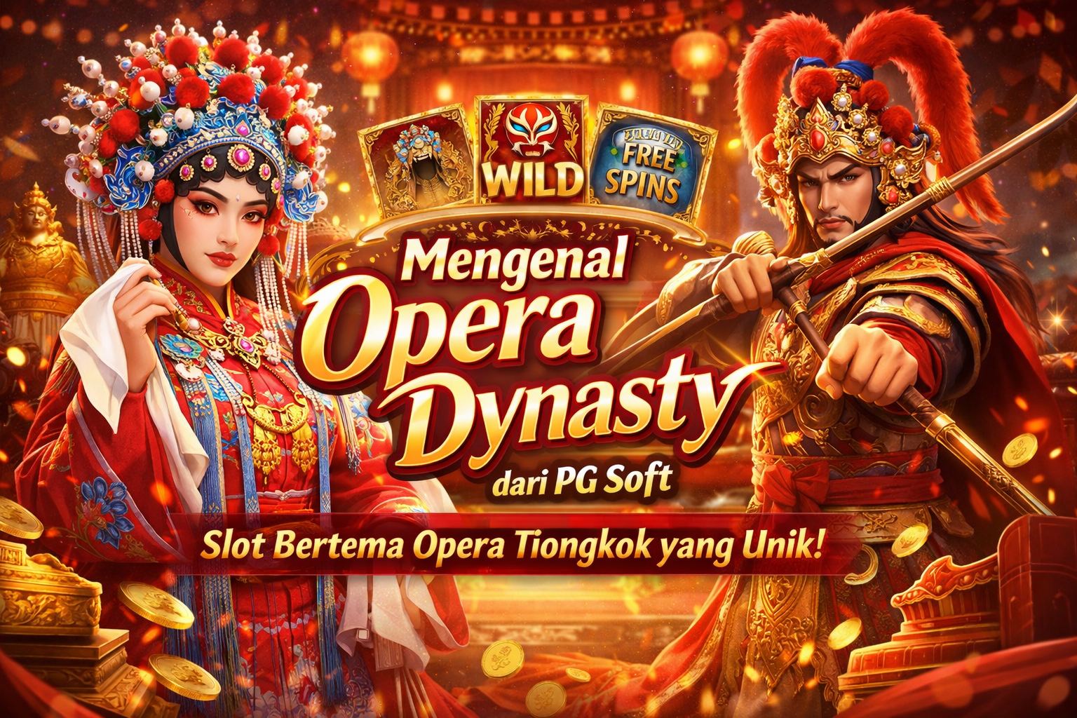 Mengenal Opera Dynasty dari PG Soft: Slot Bertema Opera Tiongkok yang Unik 🎭